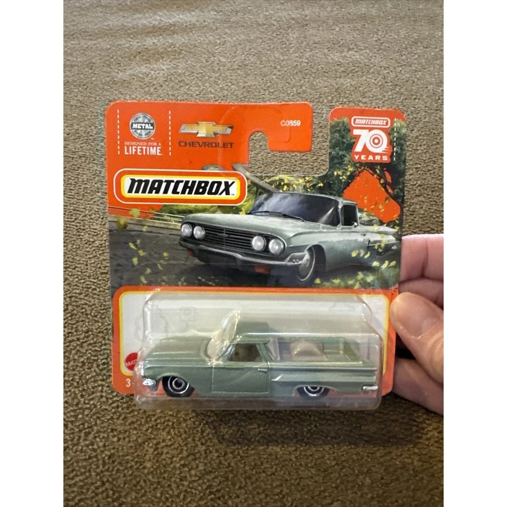 diecast Matchbox 29/100 1960 Chevy El Camino pickup truck METALLIC GREEN (TD)